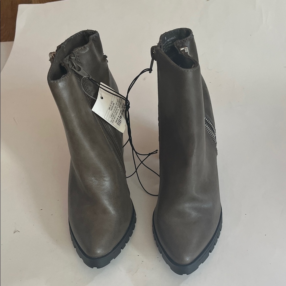 Mossimo Supply Co. Charcoal Ankle Booties